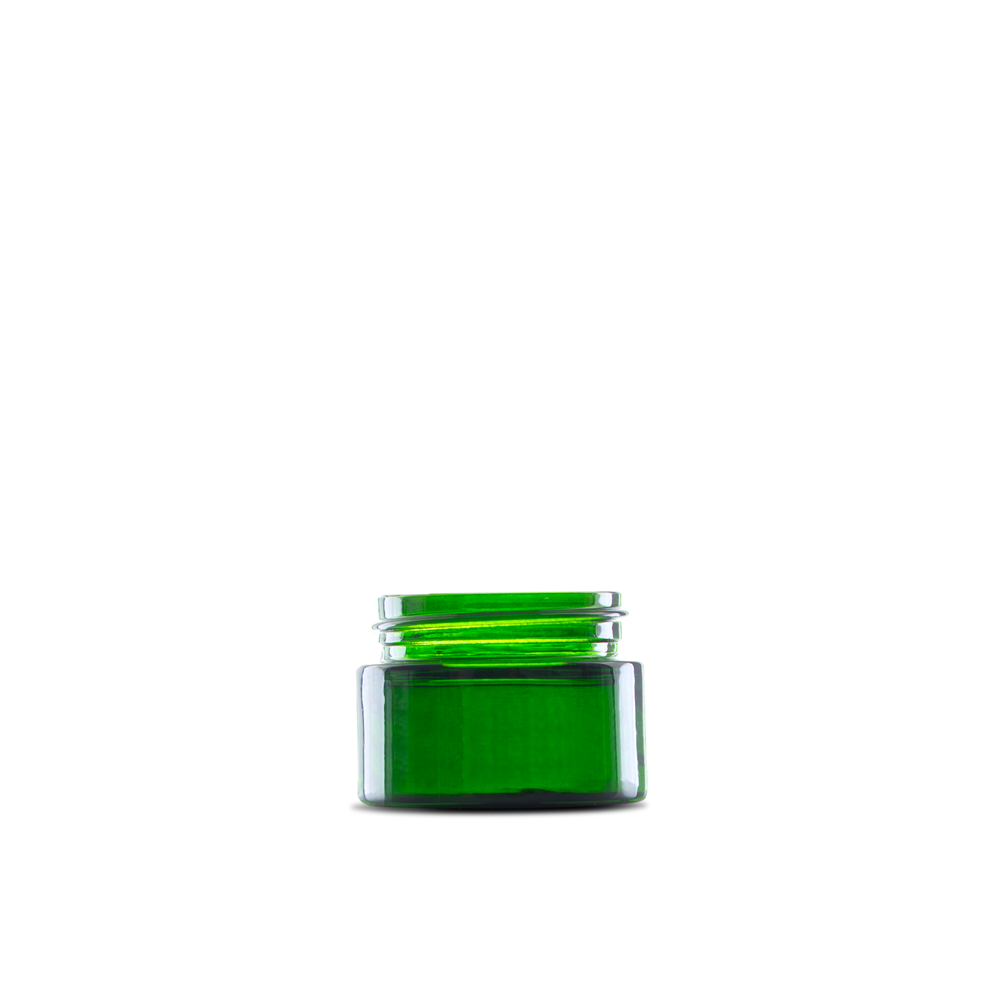 TARRO DE VIDRIO COLOR VERDE DE 15 ML CUELLO 41-400