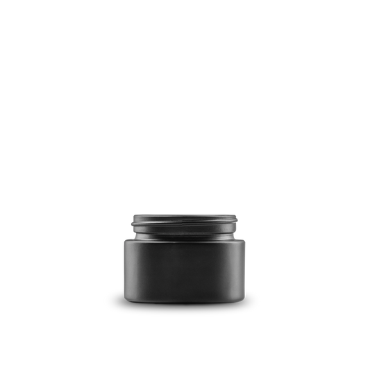 1 oz black frosted glass jars are the perfect option for preserving herbs and spices.