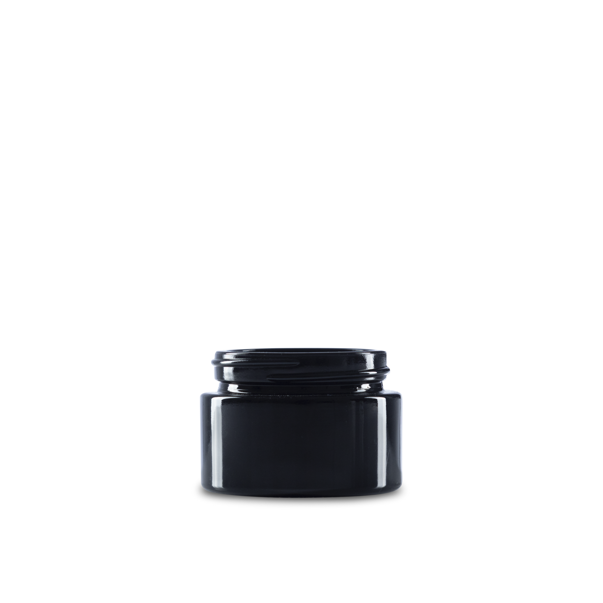 1 oz black uv glass jars can be used for body care products such as lotions, face creams, soaps, and more.