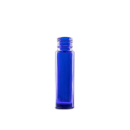 BOTELLA ROLL-ON DE VIDRIO COLOR AZUL DE 10 ML - MUESTRA