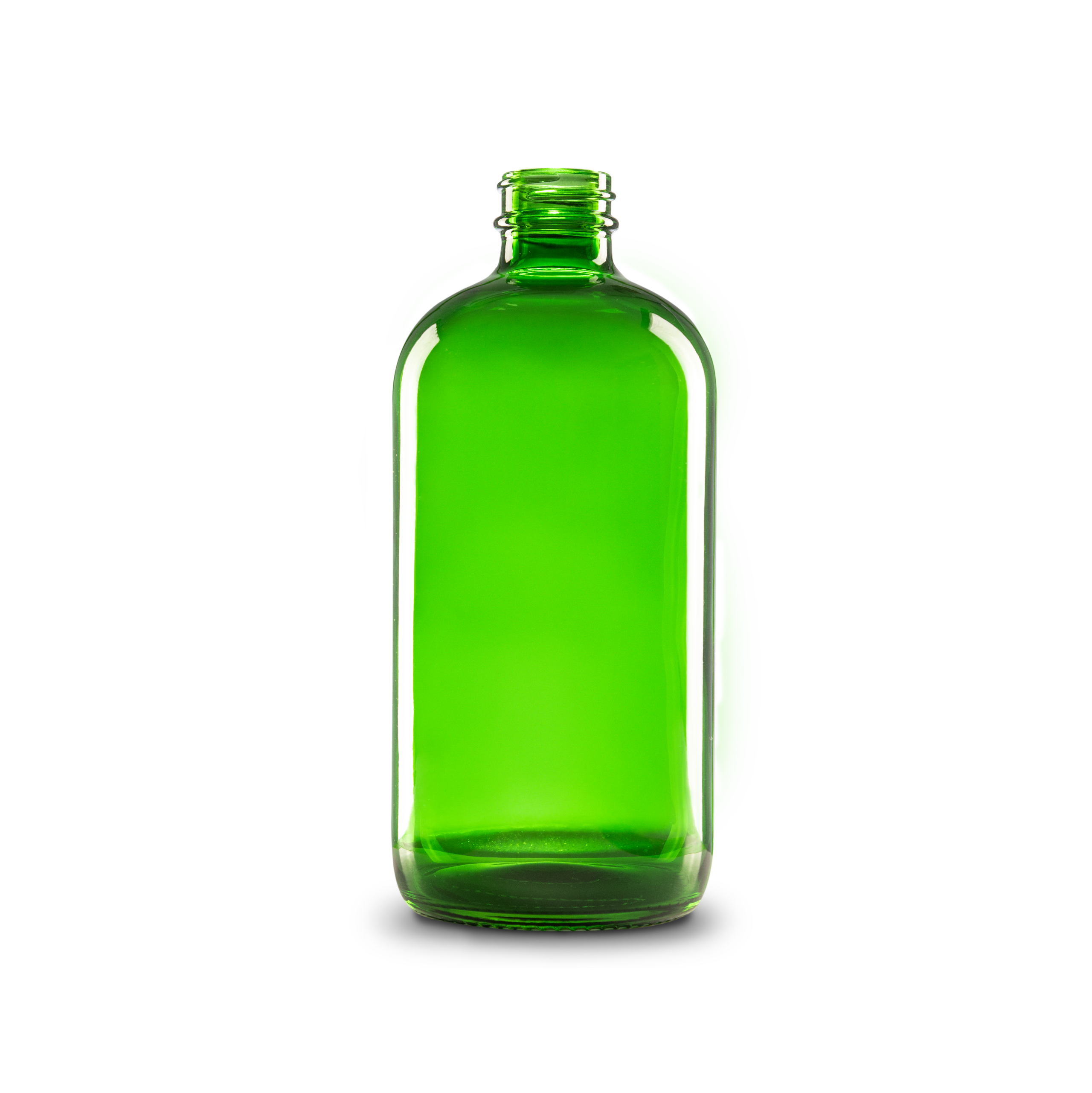 BOTELLA DE VIDRIO COLOR VERDE DE 480 ML CUELLO 28-400 - MUESTRA