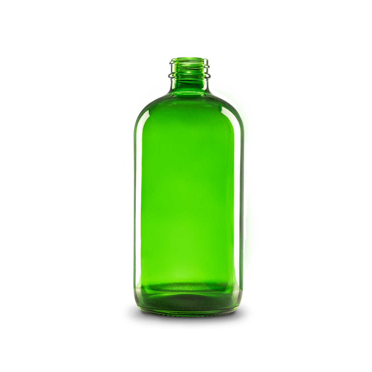 BOTELLA DE VIDRIO COLOR VERDE DE 480 ML CUELLO 28-400 - MUESTRA