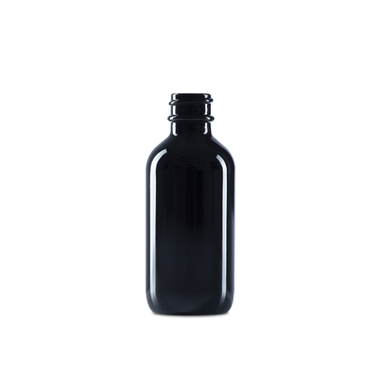 2 oz black uv glass bottle can be used for a variety of liquid-based products, such as bath salts, perfume oils or even fragrant soaps.