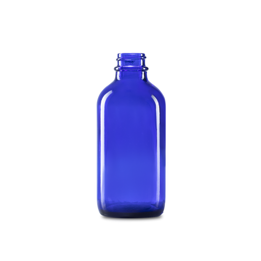 4 oz blue boston round glass bottles provide uv protection, preventing light from damaging the stored substance.